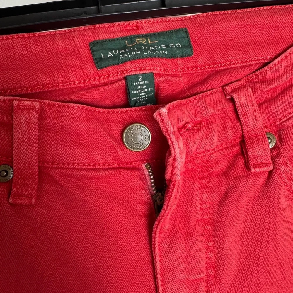 Ralph Lauren Red Jeans - Picture 3 of 7
